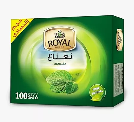 اعشاب نعناع من رويال - 100 كيس