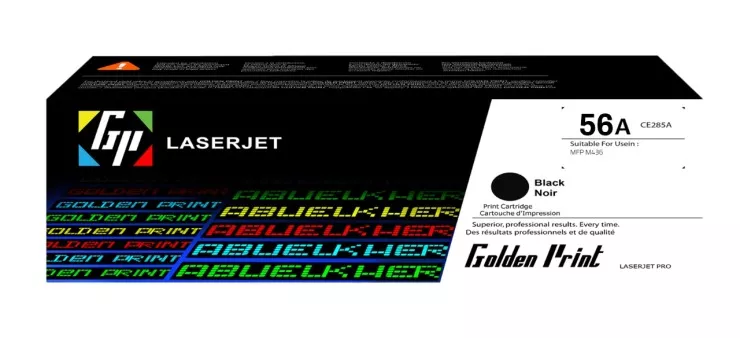 HP Golden Print 56A Black Ink Cartridge