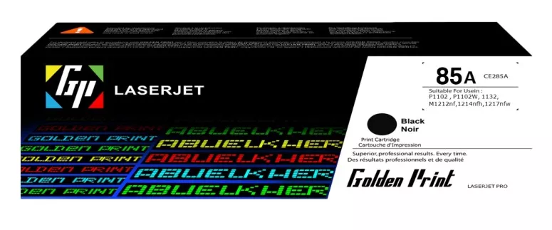 HP Golden Print 85A Black Ink Cartridge