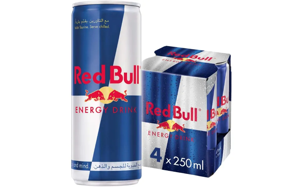 مشروب الطاقة من ريد بول - 250 مل (عبوة من 24 قطعة)