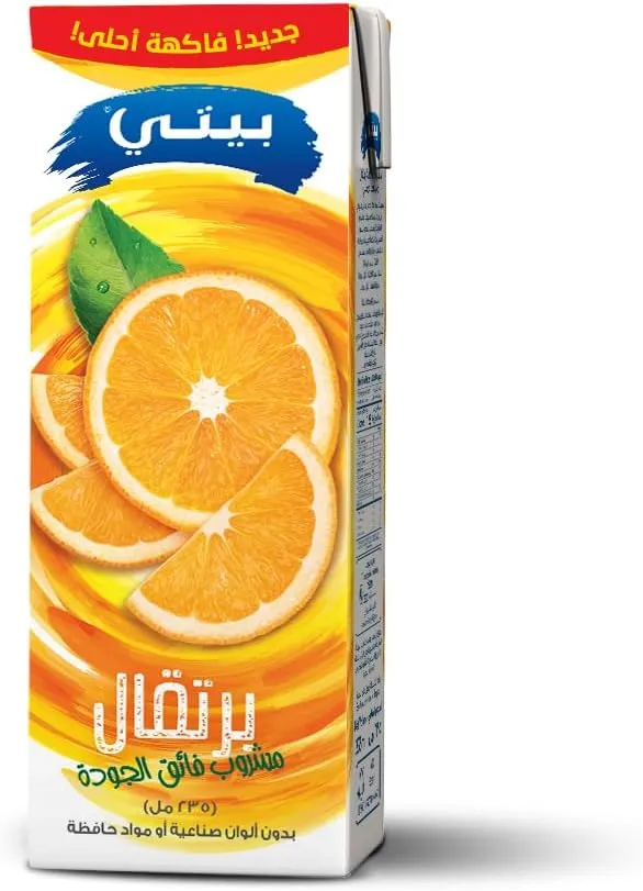 شرنك عصير بيتي 235 ملي برتقال
